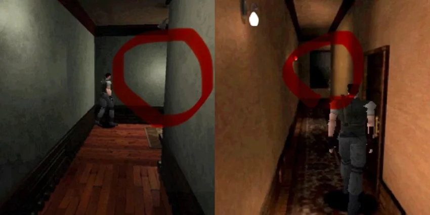 Как Камия прятал углы в Resident Evil на первой PlayStation