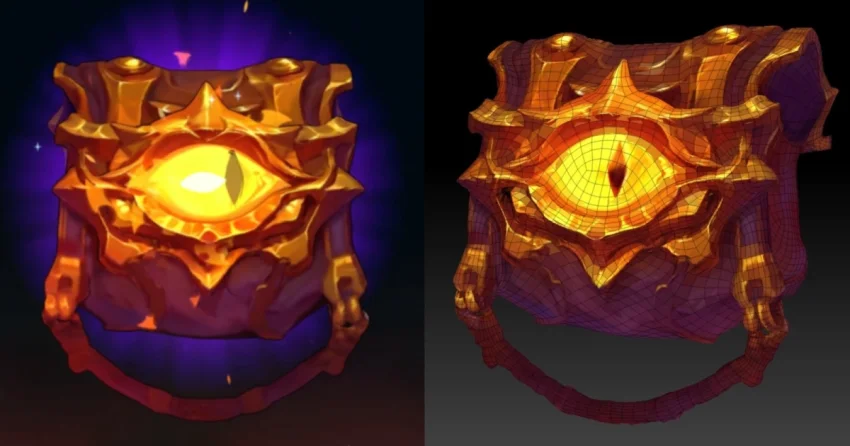 Как собрать «проклятую» стилизованную сумку из 2D-скетча в 3D