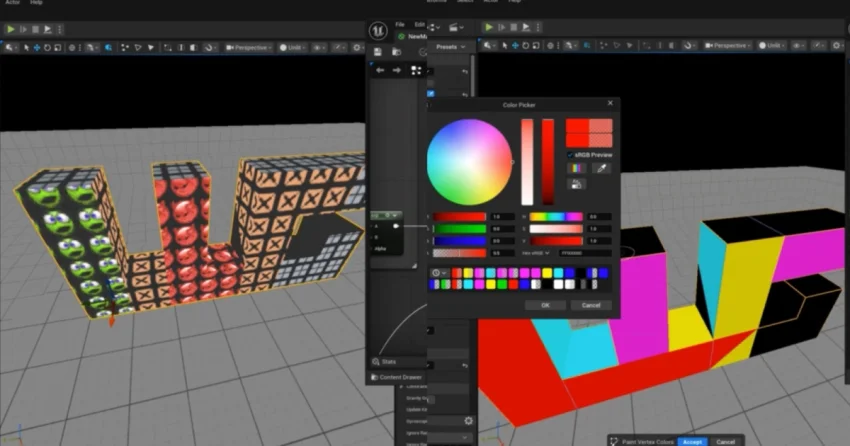 Как выжать 9 ID-масок из одного Vertex Color в UE5