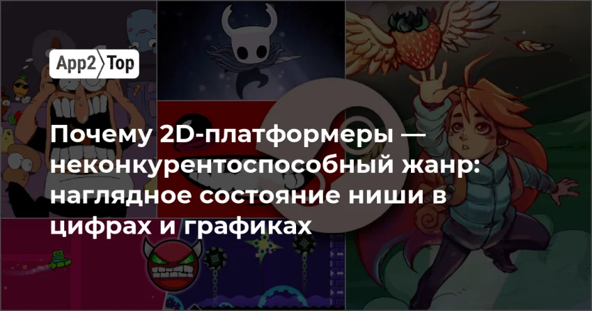 2D-платформеры в Steam: жанр, который почти не зарабатывает